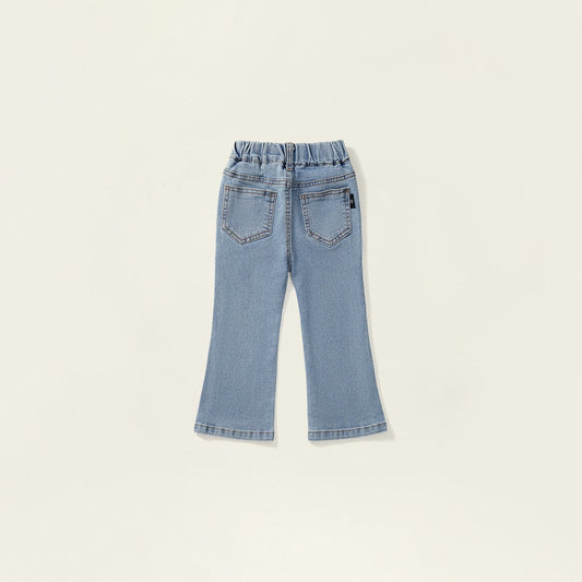 Girl's Spring & Autumn High-Waisted Skinny Flare Jeans
