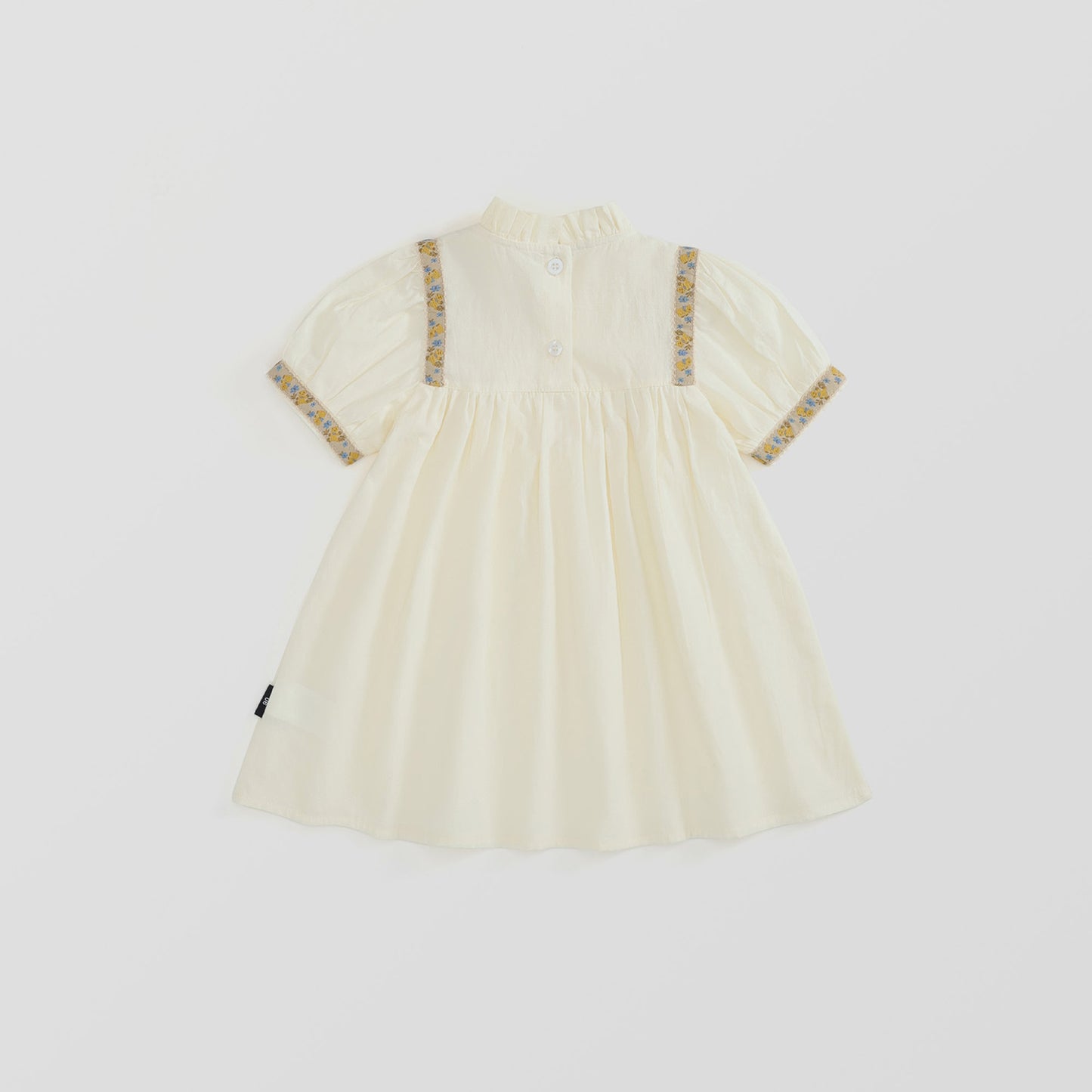 Girls' Royal Lace Embroidered Dress