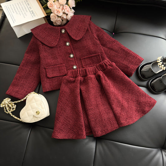 Girls' New Year Winter Outfit
