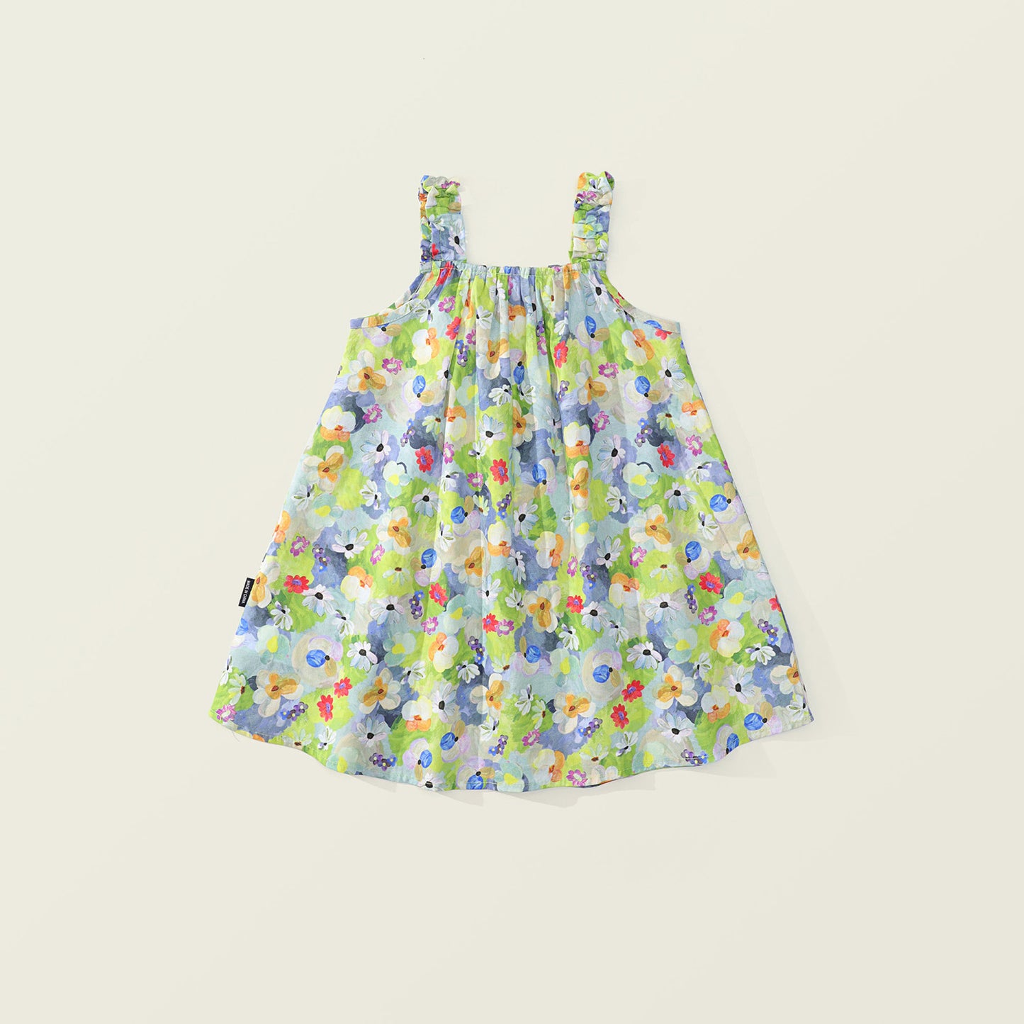 Girls' Summer New Sweet Oil Painting Style Sundress