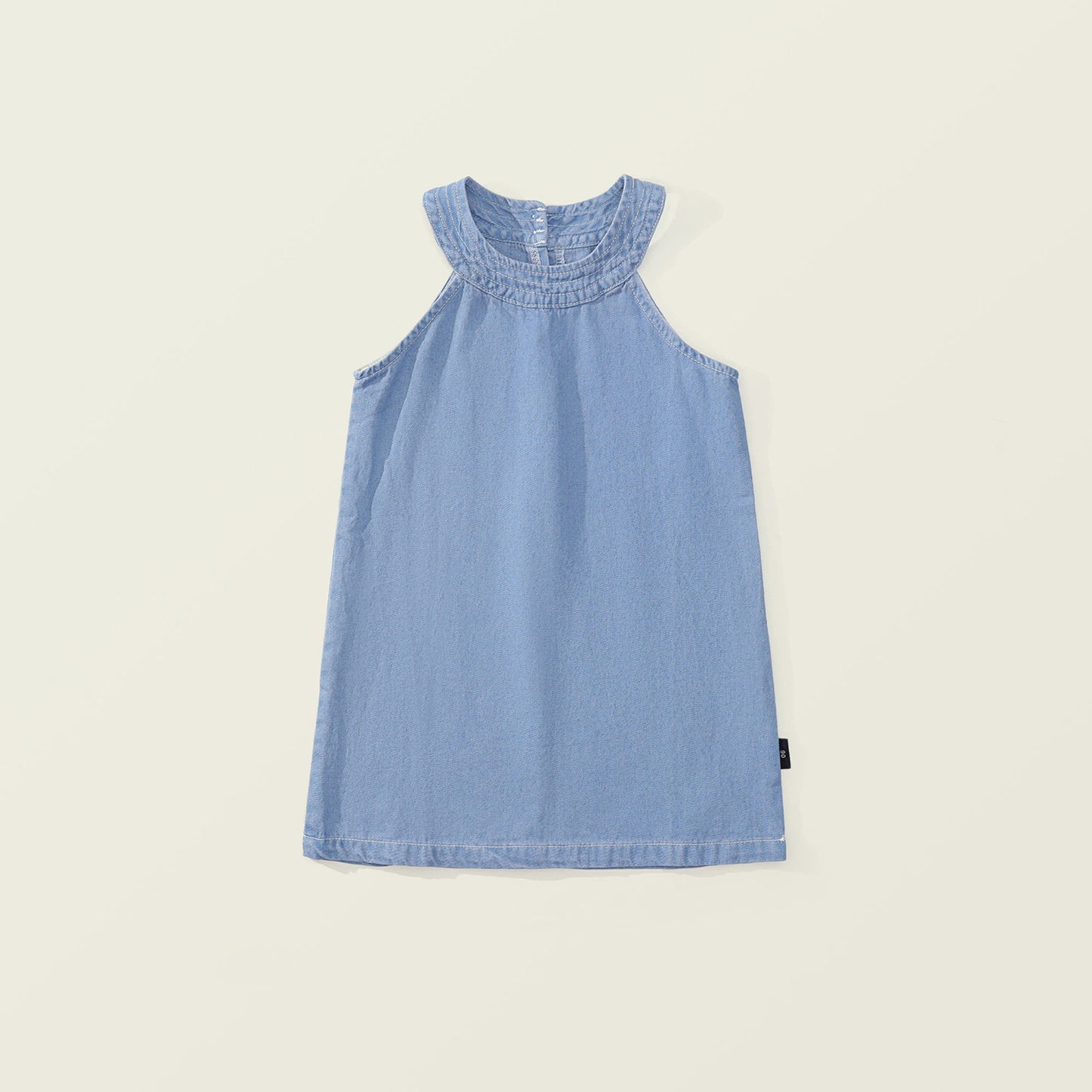 Girls Denim Halter Dress