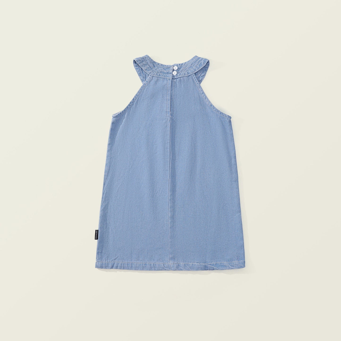 Girls Denim Halter Dress